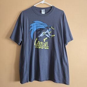 DC Comics Batgirl Graphic T-Shirt, XL PTP=